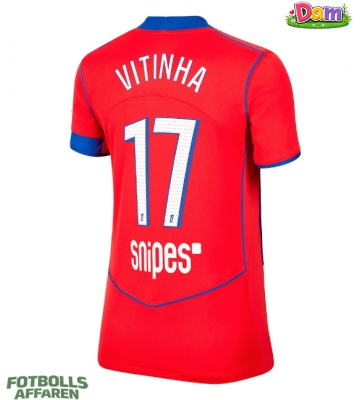 Paris Saint-Germain Vitinha #17 Tredje Tröja Kvinnor 2025-26 Kortärmad